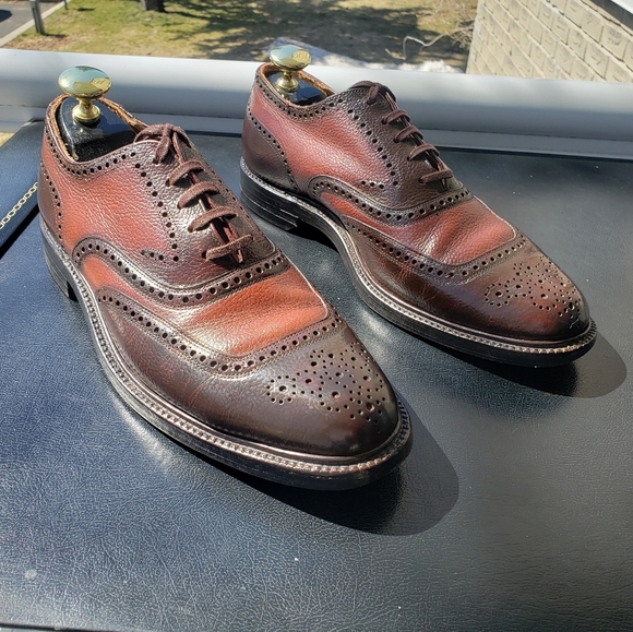 Dack's shoes U-wing zebu grain oxfords sz 11.5 - Picture 3 of 10